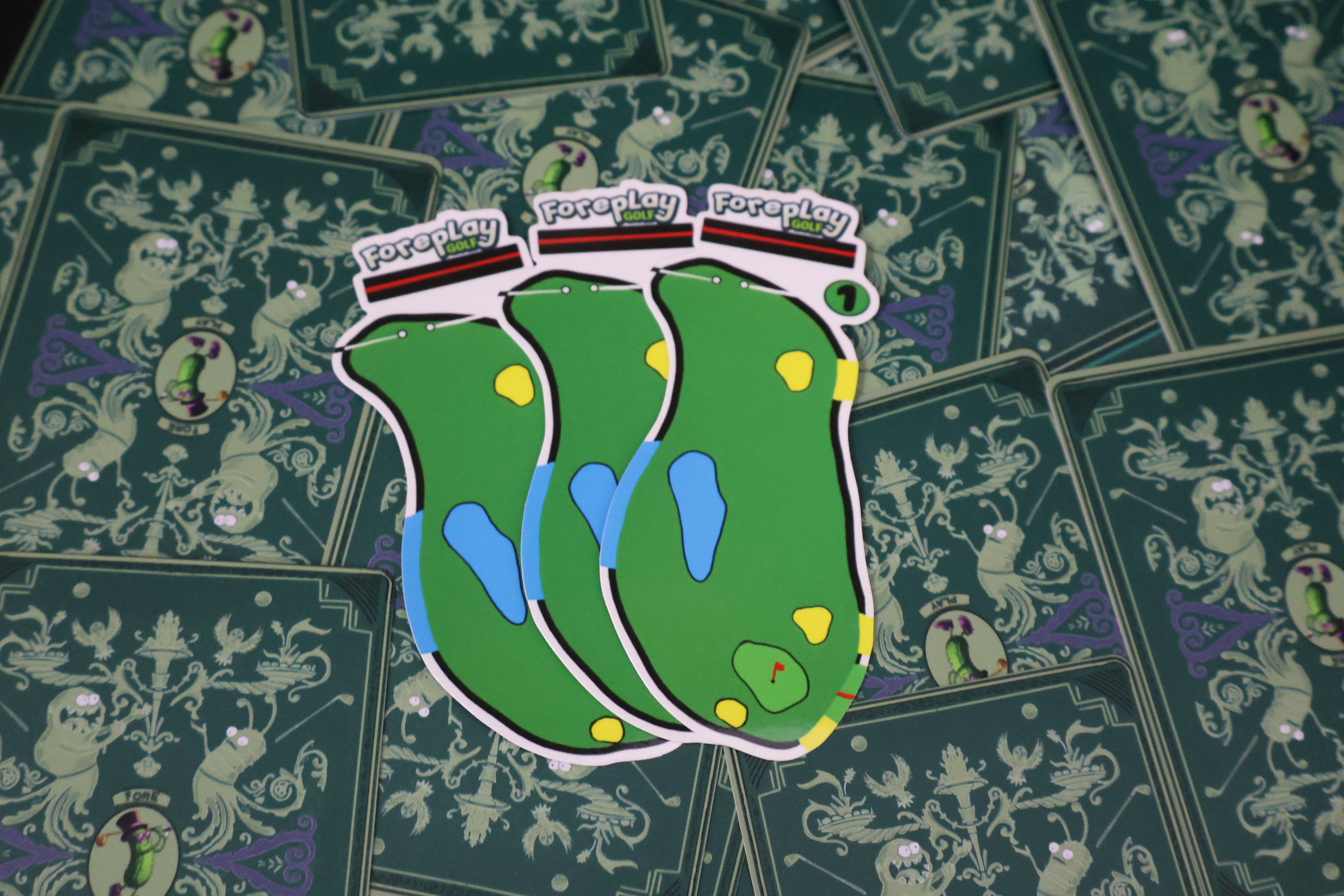 Foreplay Stickers x 4